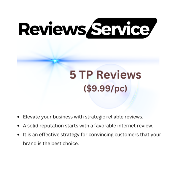 Trustpilot Review Services - 5 Reviews